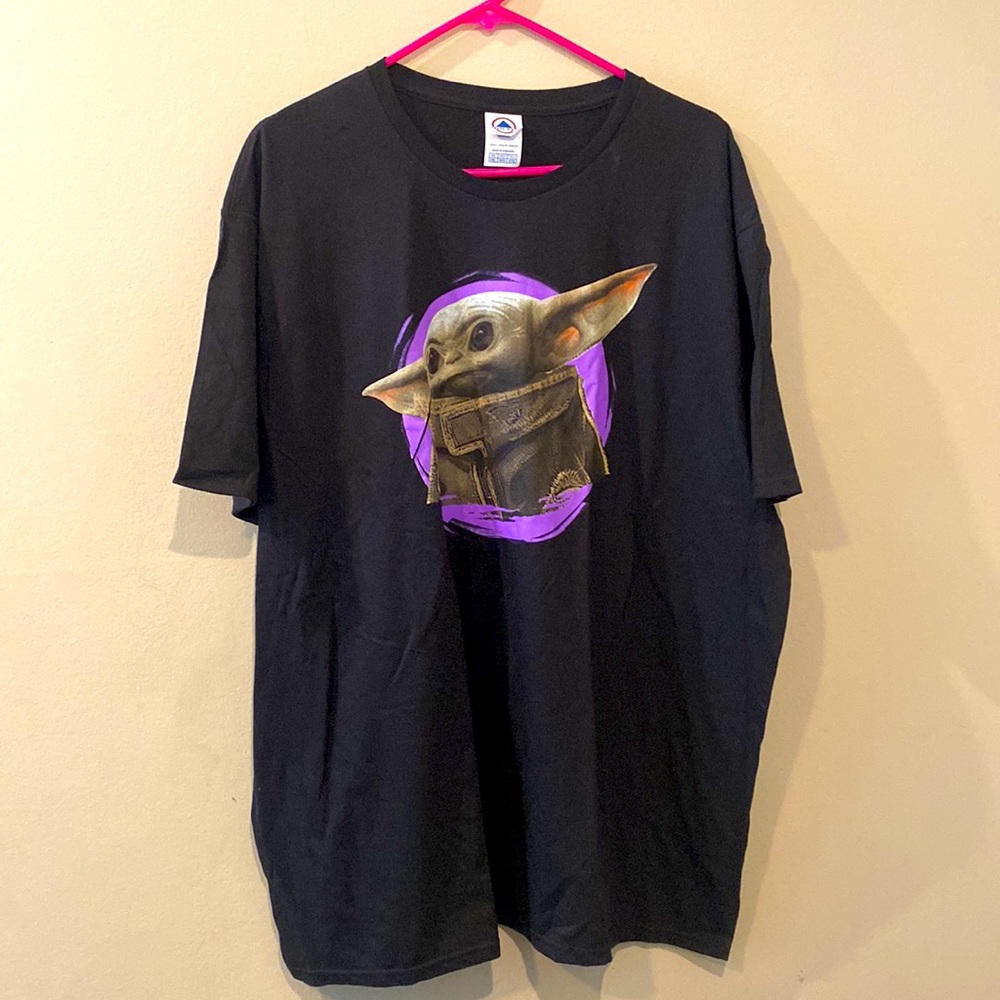Unisex, Short Sleeve, Crew Neck Cotton Shirt Grogu, Baby Yoda, Shirt 2xl